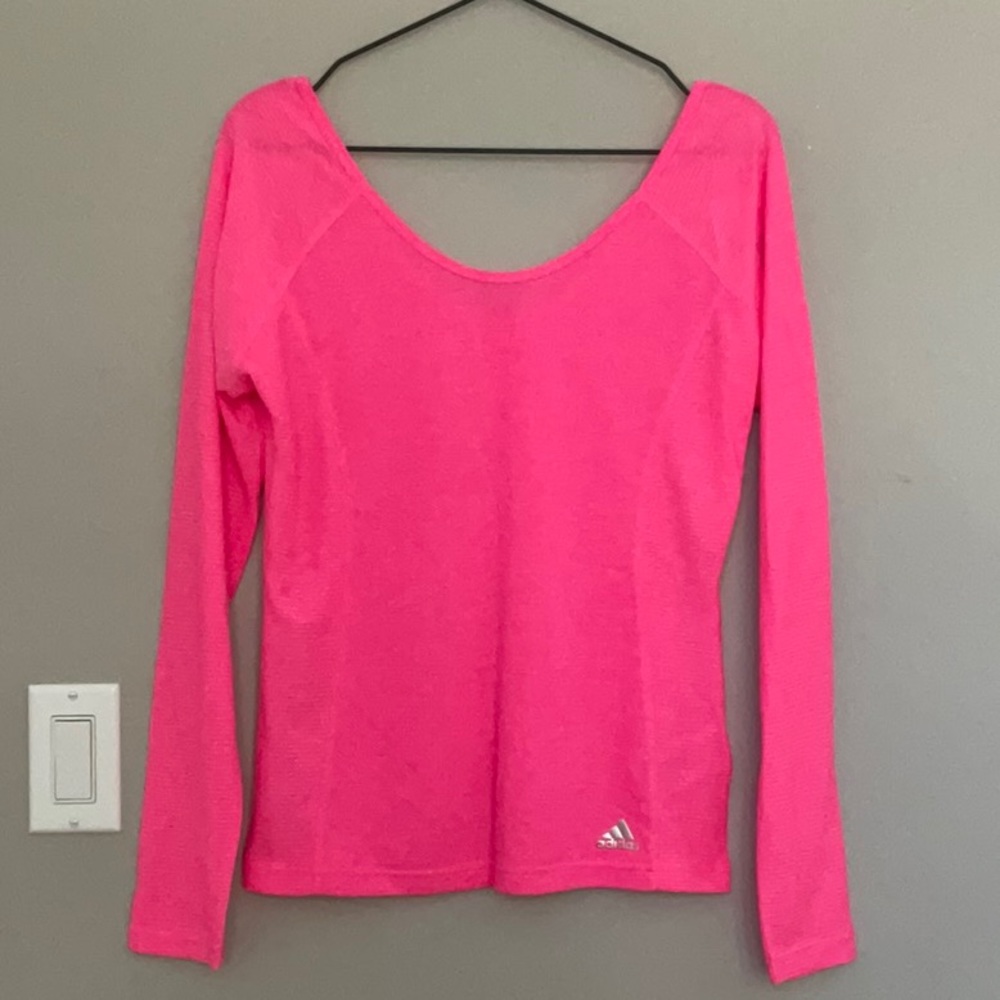 Adidas top pink xs NWT